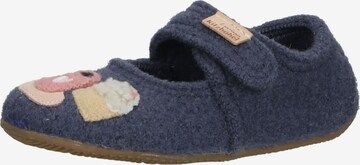 Living Kitzbühel Slippers in Blue: front