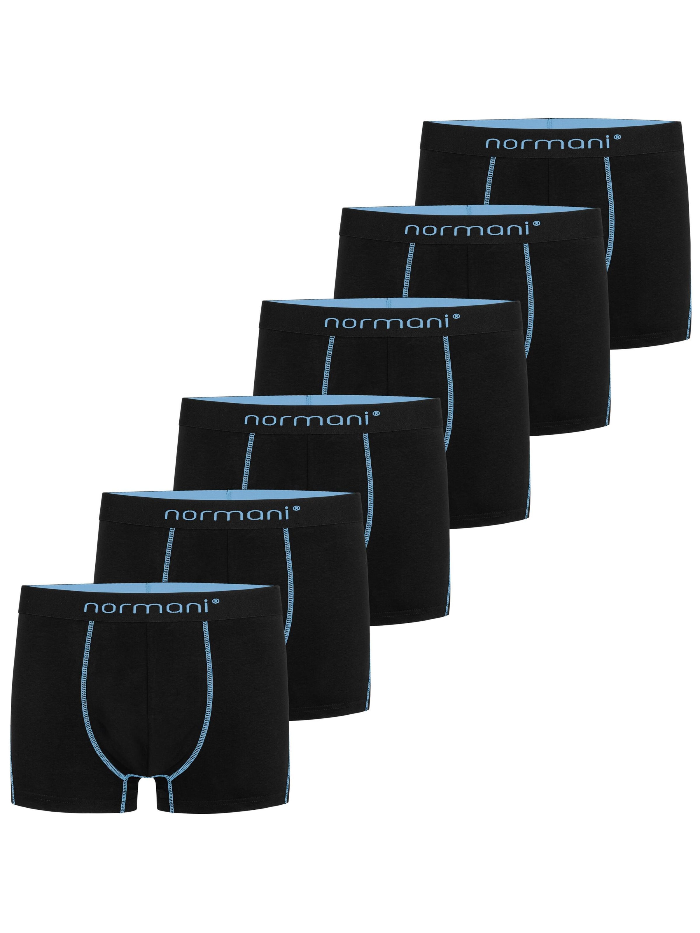 Boxers normani en bleu : devant