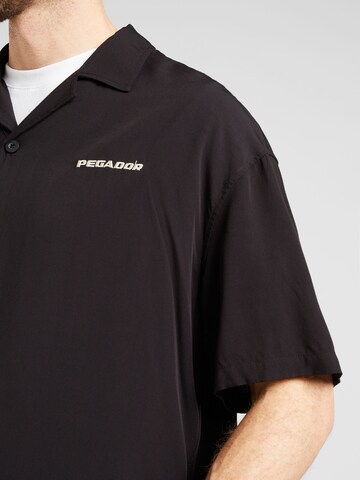 Pegador Comfort fit Button Up Shirt in Black