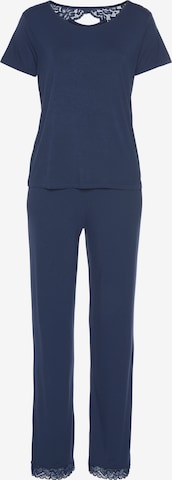 Pigiama di LASCANA in blu: frontale