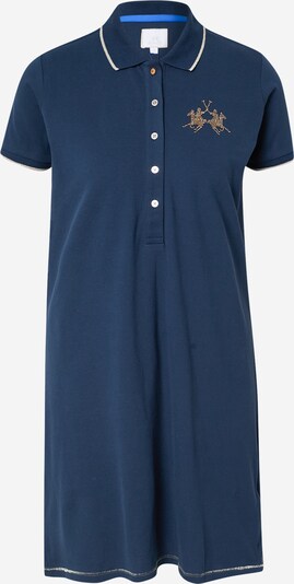 Rochie La Martina pe bleumarin / bronz, Vizualizare produs