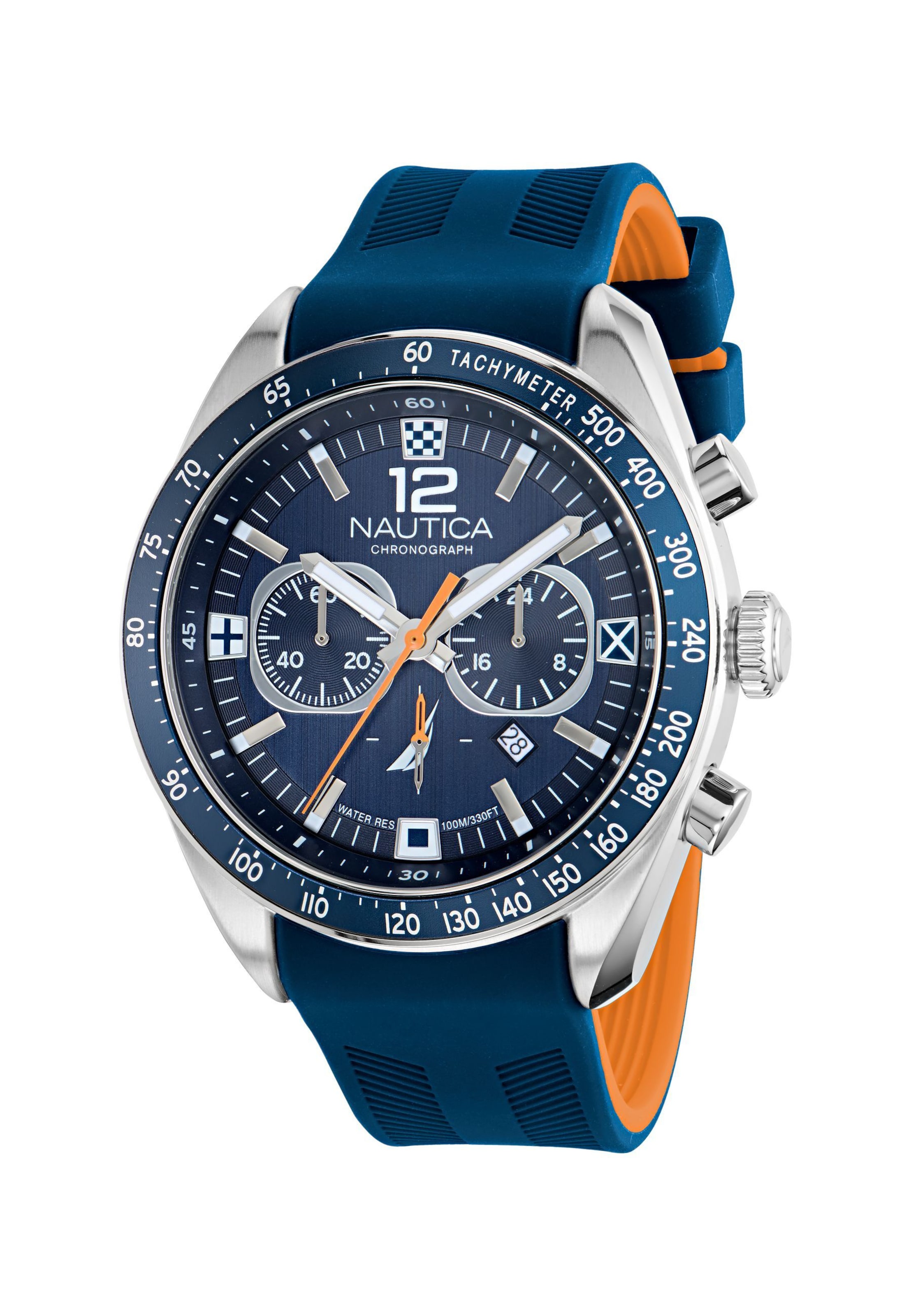 Montre à affichage analogique ' KEDGE ' NAUTICA en argent