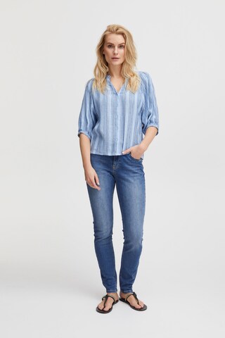 PULZ Jeans Bluse 'Laila' in Blau