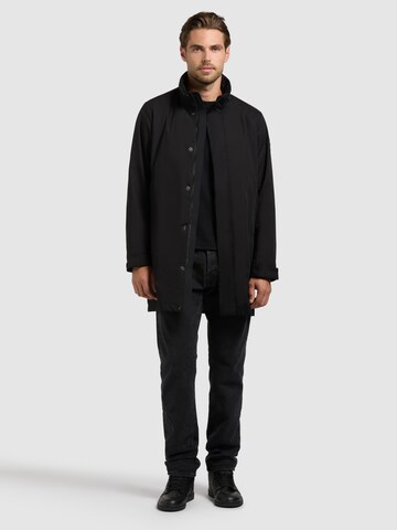 khujo Płaszcz przejściowy 'Ystak' w kolorze czarny