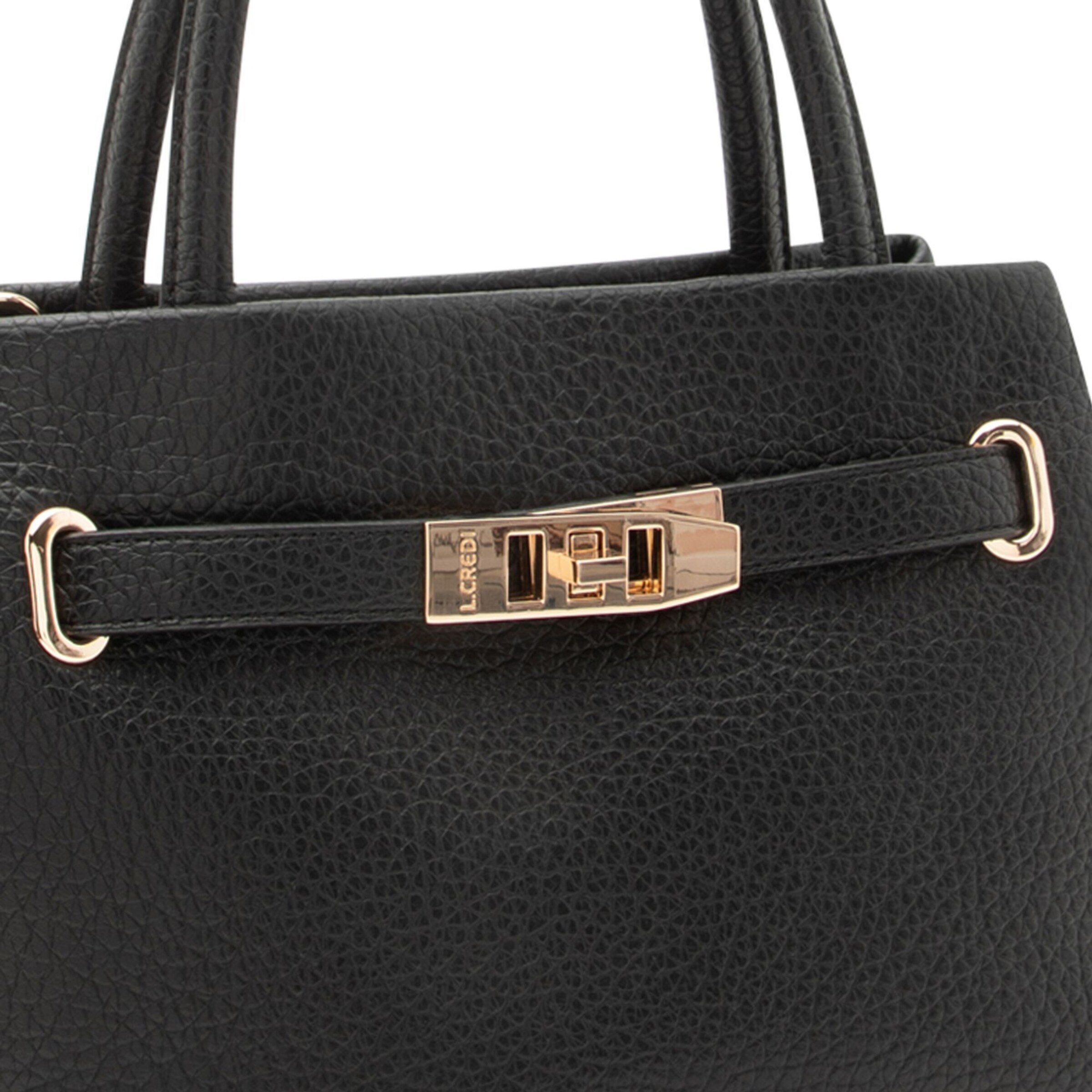 Sac bandoulière L.CREDI en noir