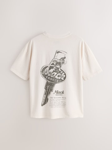Next Shirt 'Mack Trucks' in Beige