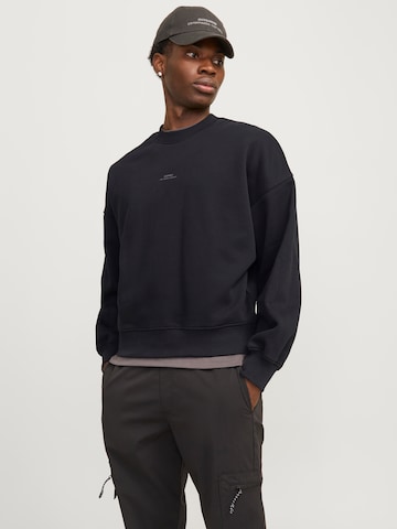 JACK & JONES Sweatshirt 'JCOTERRAIN' in Zwart