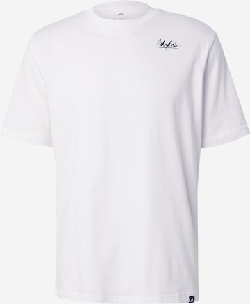 ADIDAS SPORTSWEAR Funkčné tričko 'Lounge Still Life Bowl' - Biela: predná strana