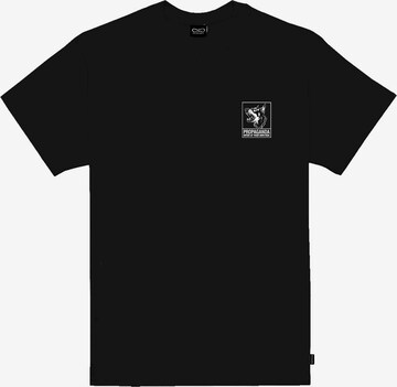 Propaganda Shirt 'Risiko' in Black: front