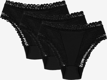 Slip 'abra 3-pack' Wolbar en noir : devant