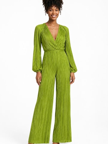 Fulgor Jumpsuit 'Isadora' in Groen: voorkant