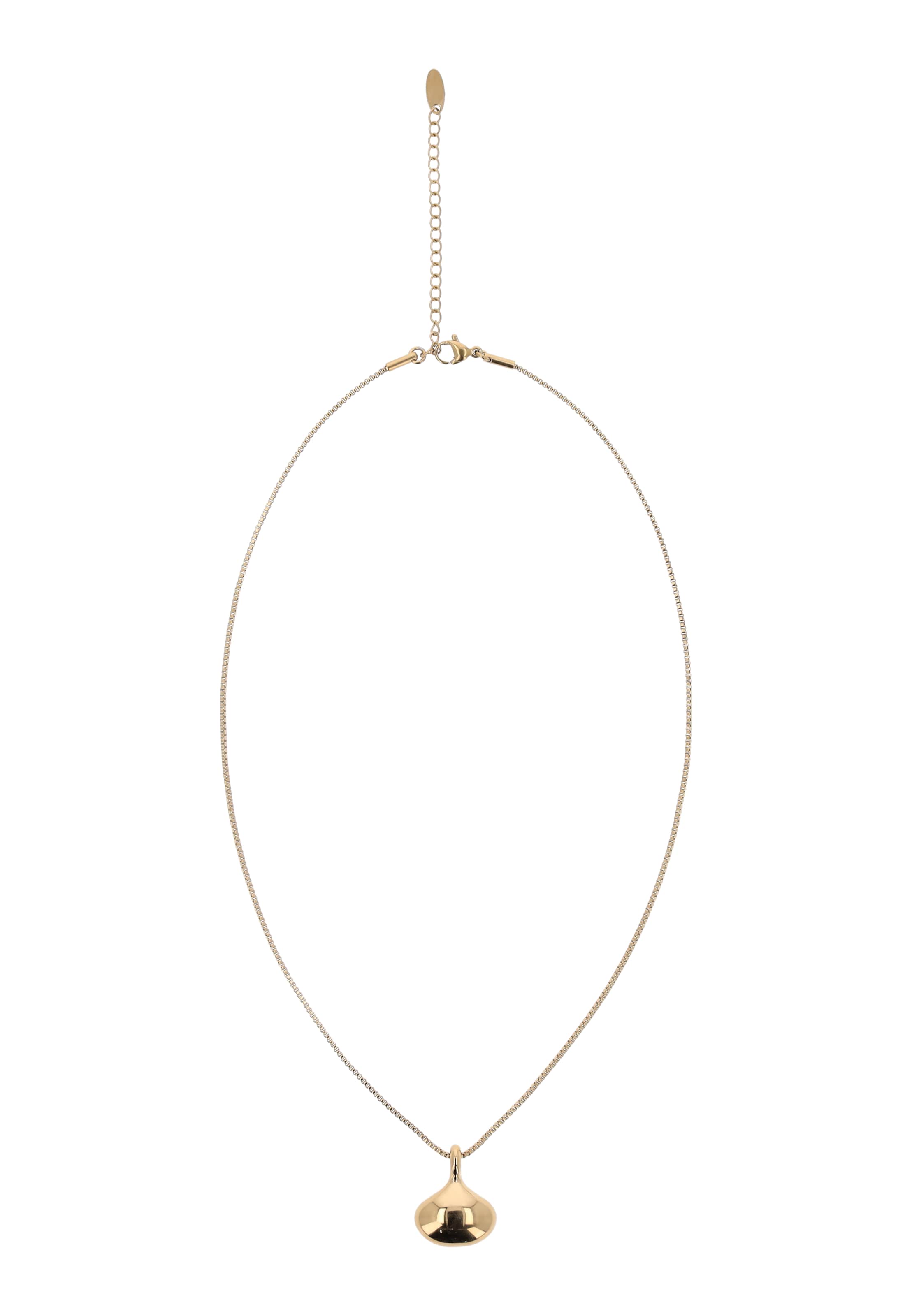 Chaîne usha WHITE LABEL en or : devant