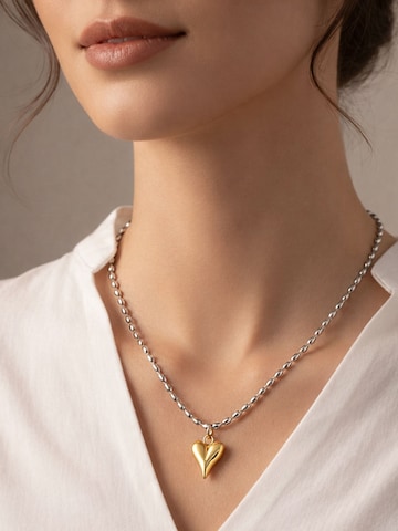 BS Schmuckdesign Necklace 'Bubble Heart' in Gold