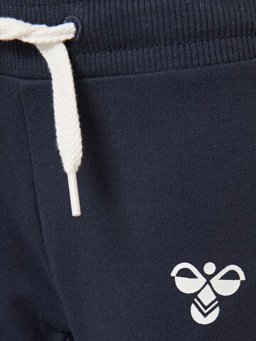 Hummel Tapered Sportbroek 'Apple' in Blauw