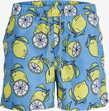 JACK & JONES Badshorts 'FIJI SWIM' i blå: framsida