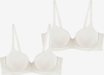 Soutien-gorge ' Body Make-up Soft Touch ' TRIUMPH en jaune : devant