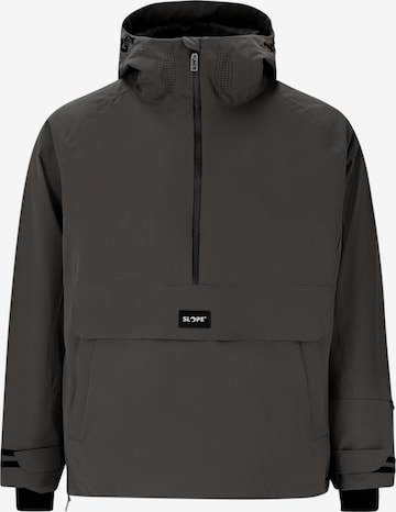 SLOPE Sportjacke 'Ruki' in Grau: Vorderseite