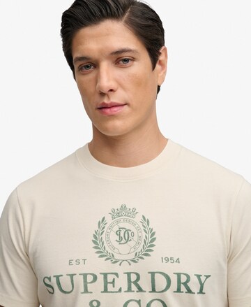Superdry & Co T-shirt '1954 Company' i beige