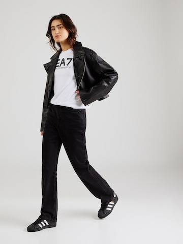 Sweat-shirt EA7 Emporio Armani en blanc