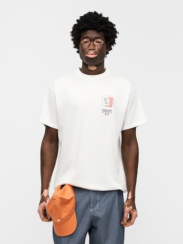 Carhartt WIP Μπλουζάκι 'Playing Cards' σε λευκό