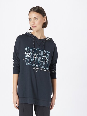 Soccx Sweatshirt in Blauw: voorkant