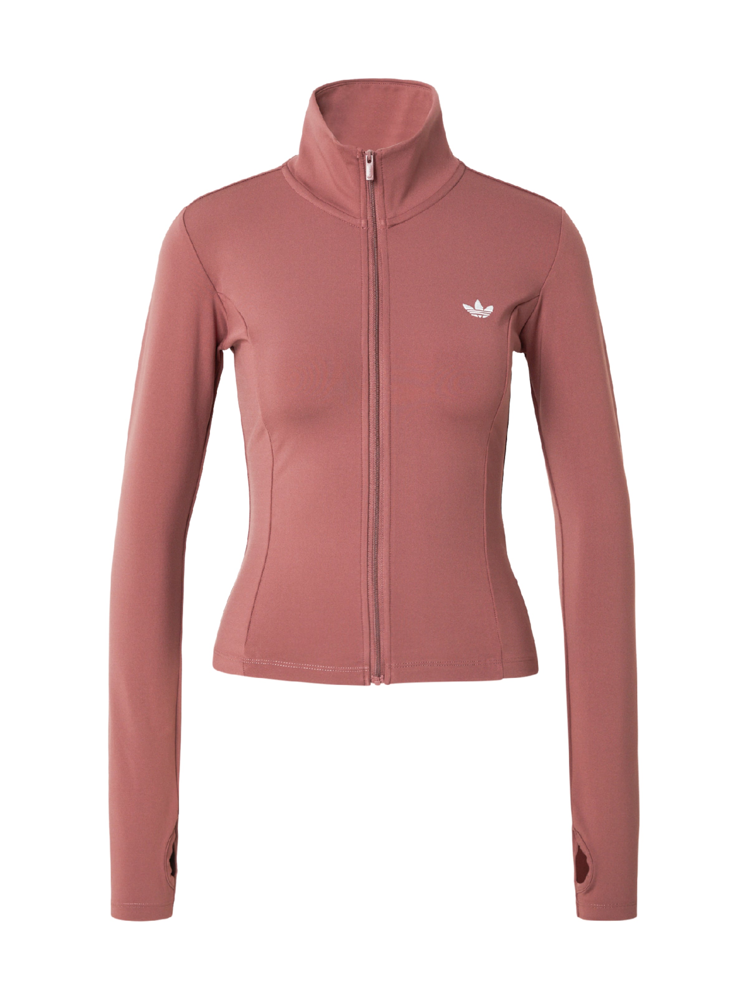 ADIDAS ORIGINALS Tepláková bunda 'ESS' - Červená: predná strana