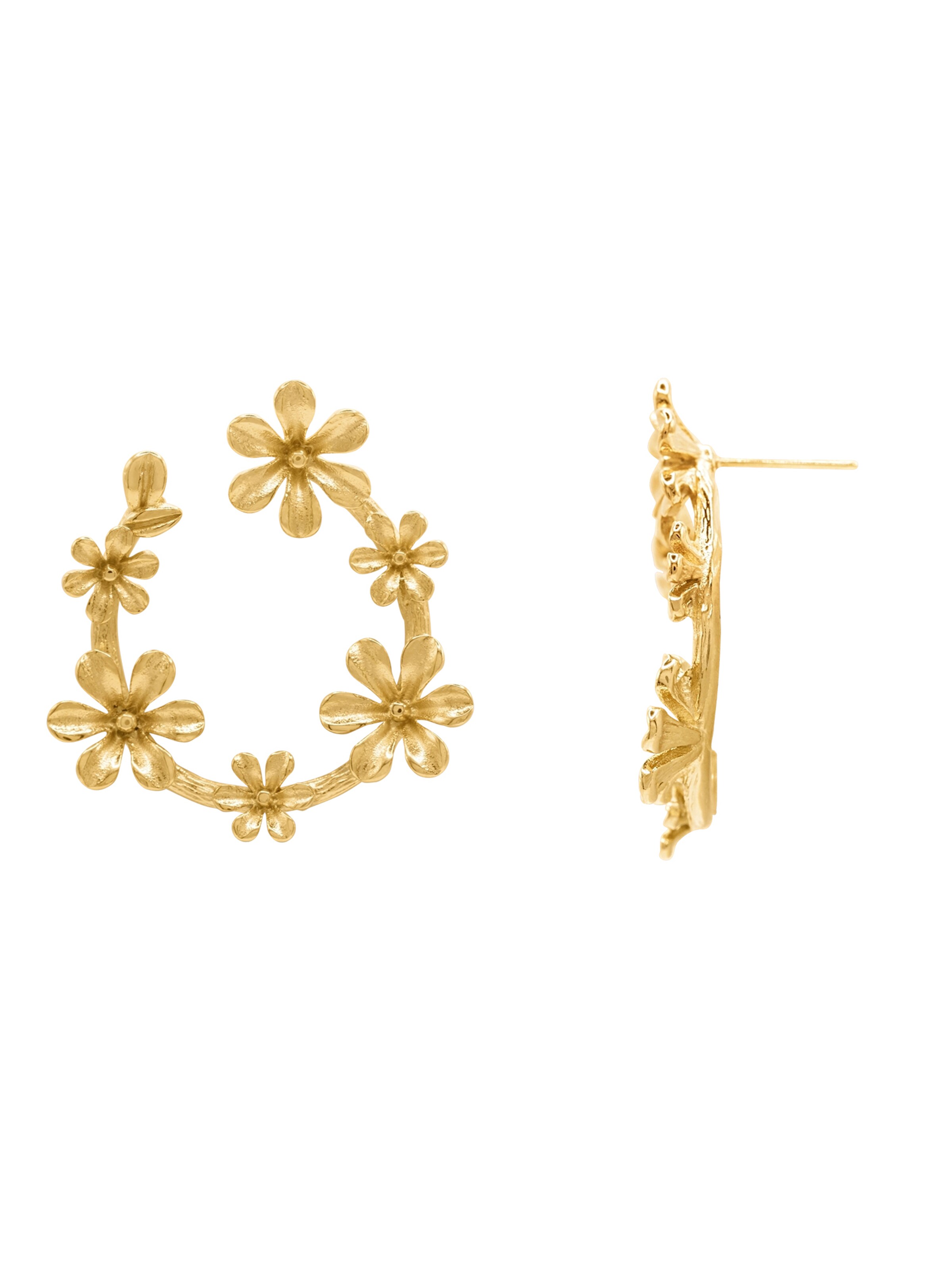 Boucles d'oreilles 'Fiaara' Heideman en or