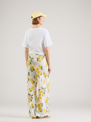 Hailys Wide leg Παντελόνι 'Ra44iney' σε κίτρινο