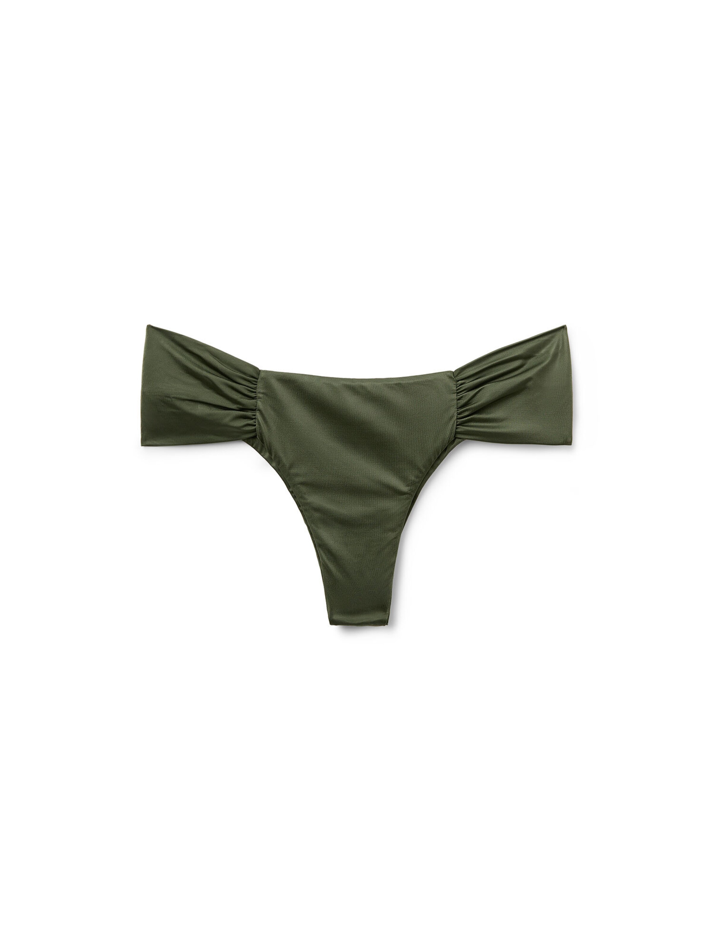 CALZEDONIA Bikini Bottoms in Green: front