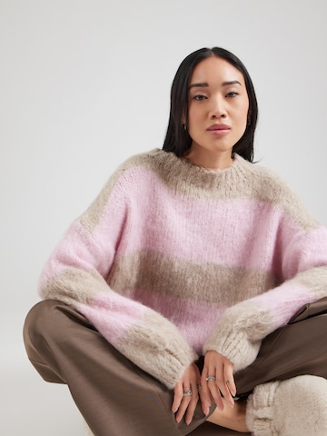 Pull-over Zwillingsherz en marron