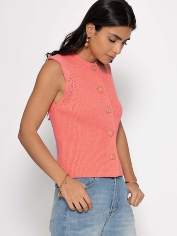 SASSYCLASSY Strickweste‌‌‌‌‌ in Orange