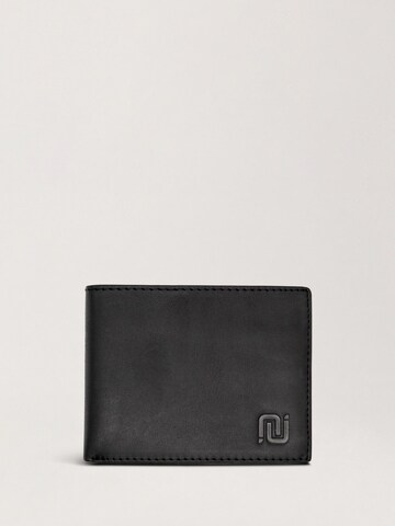 NEGOTIA Leather Wallet 'Folden' in Black: front