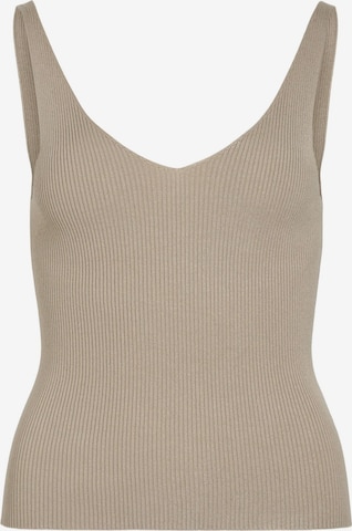 VILA Knitted top in Grey: front