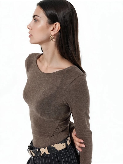 Busem Bluse 'Blusen'‌‌‌‌‌‌‌‌‌ in S in dunkelbraun, Produktansicht