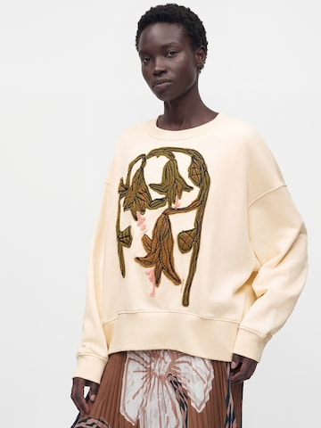 Munthe - Sudadera 'NAKOA' en blanco
