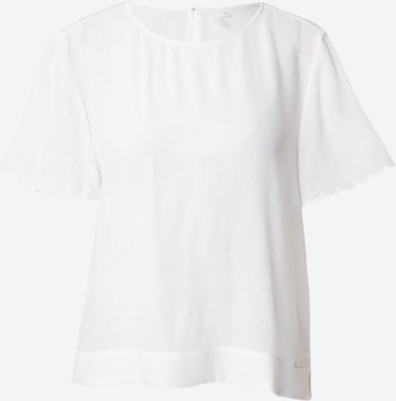 QS - Blusa en beige: frente