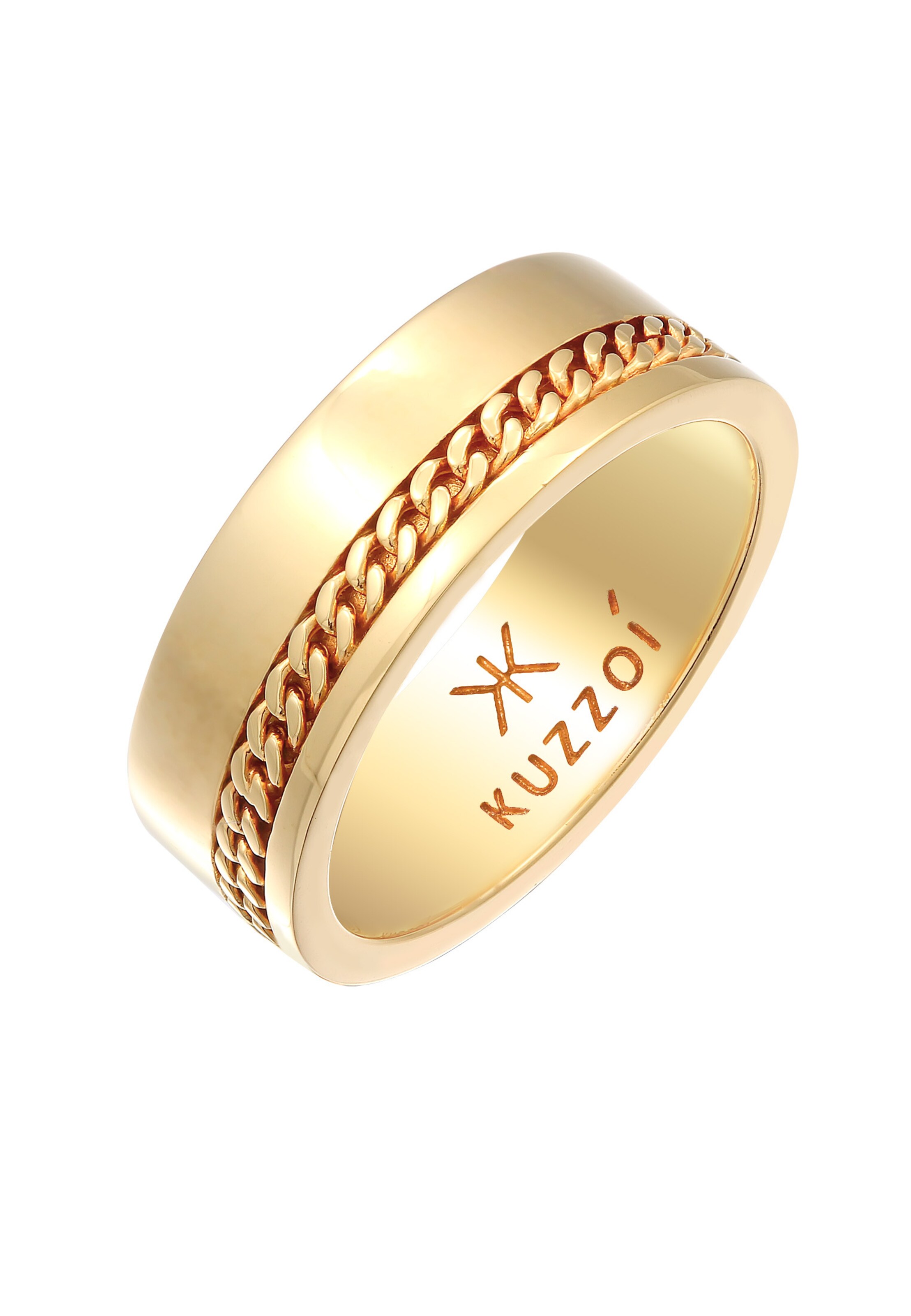 KUZZOI Ring in Gold: Vorderseite