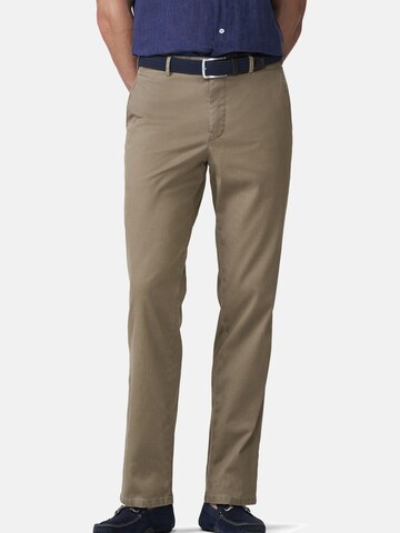 Regular Pantalon chino 'Roma 1-5080' MEYER en beige : devant