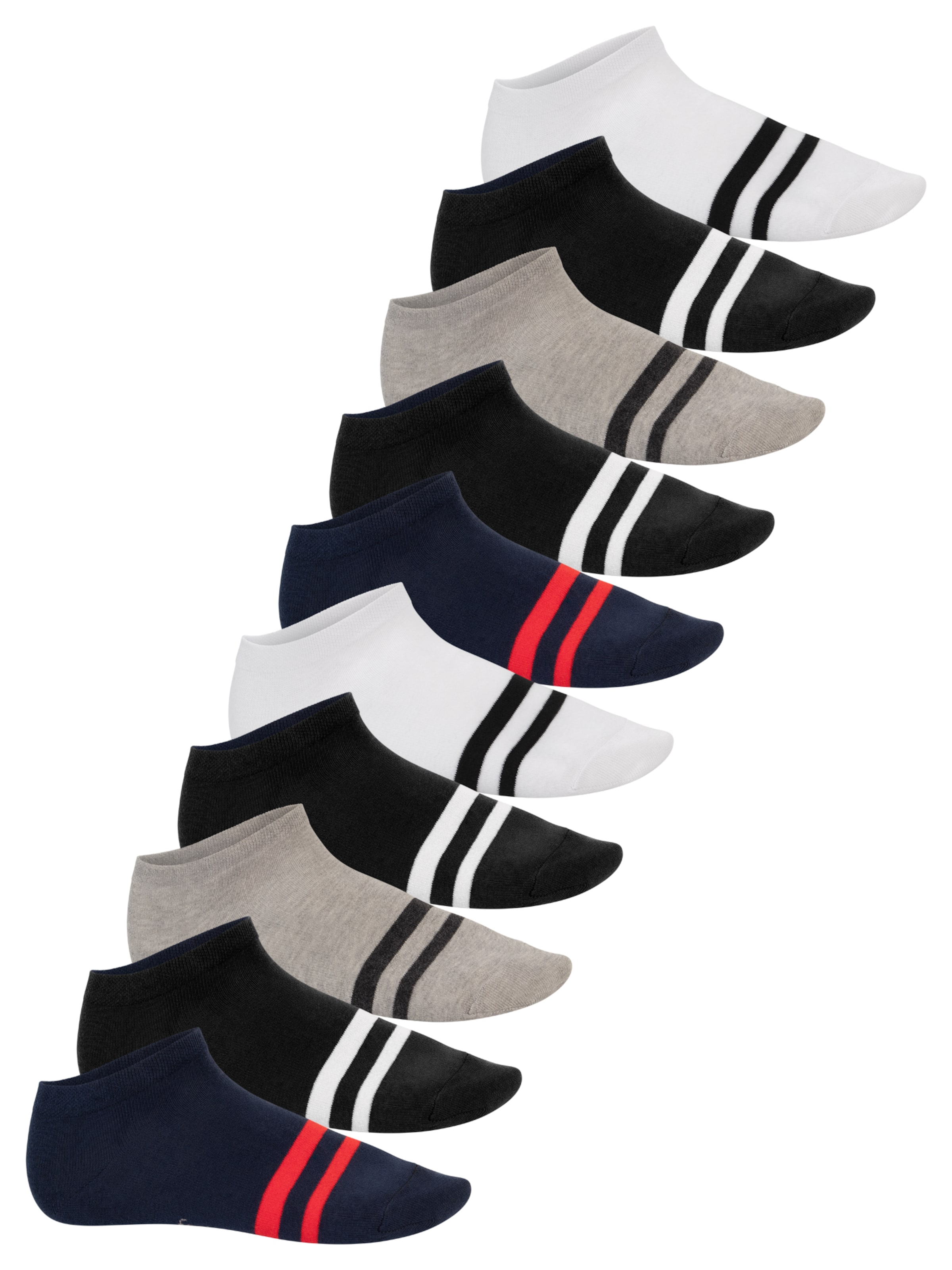 footstar Füßlinge 'EVERYDAY!'‌‌‌‌‌‌ in Mischfarben: Vorderseite