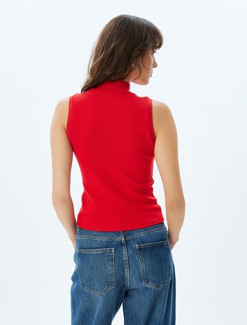 Koton Knitted Top in Red