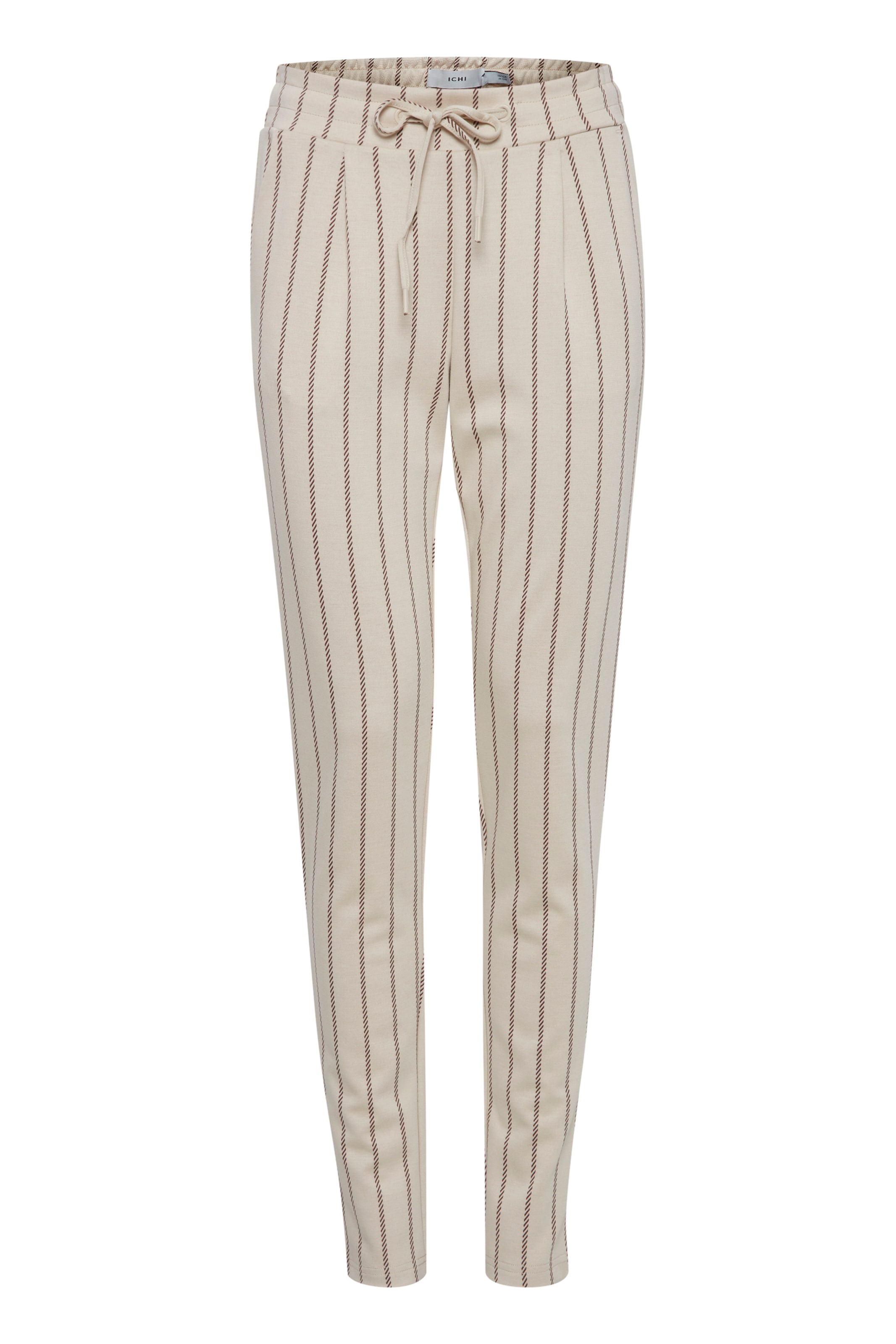 Skinny Pantalon 'Ruti' ICHI en beige : devant