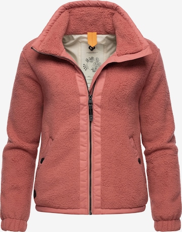 Ragwear Fleece Jacket 'Nordicka' in Pink