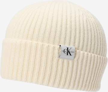 Calvin Klein Jeans Muts in Beige: voorkant