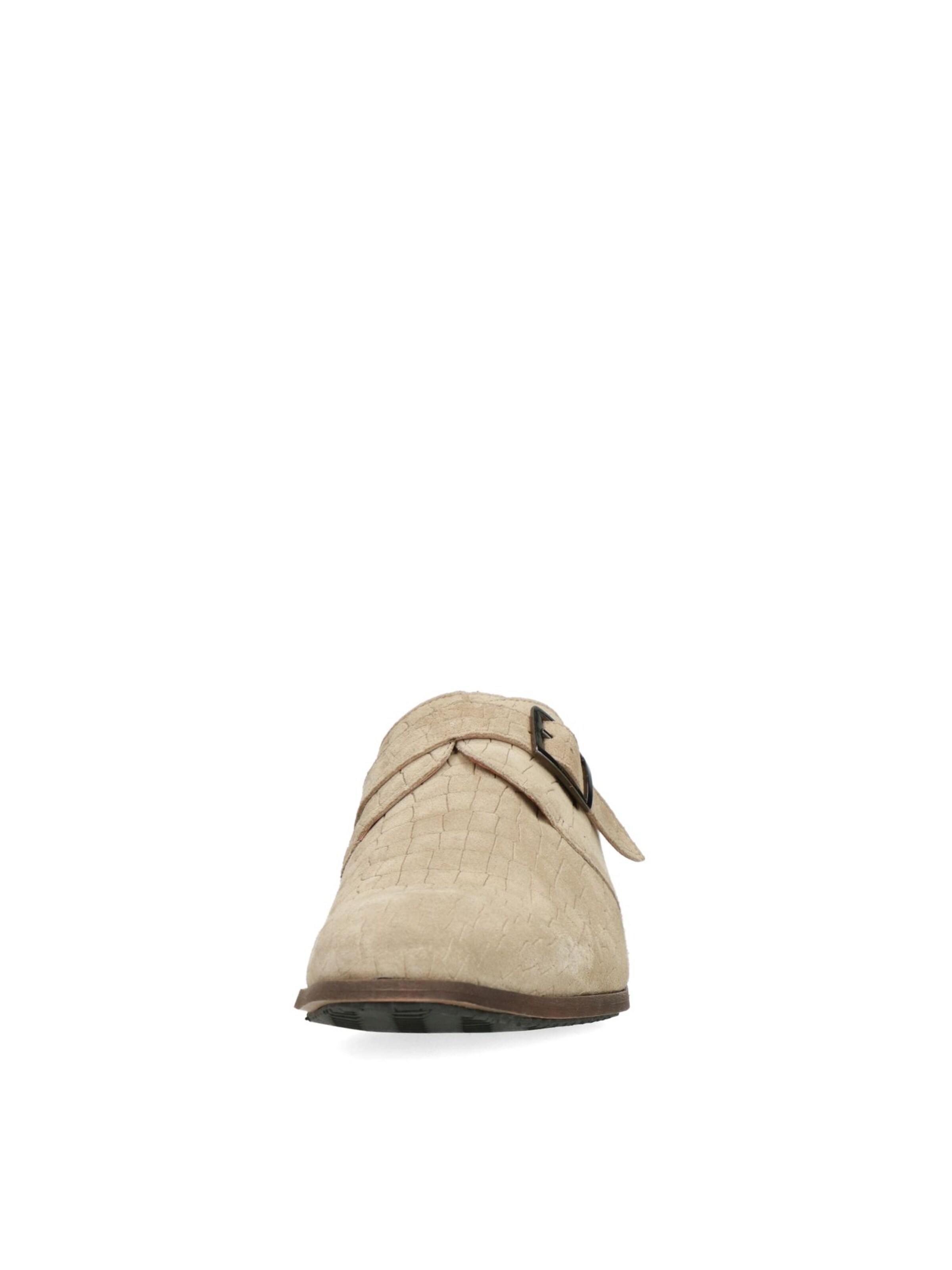 MANFIELD Lace-Up Shoes in Beige