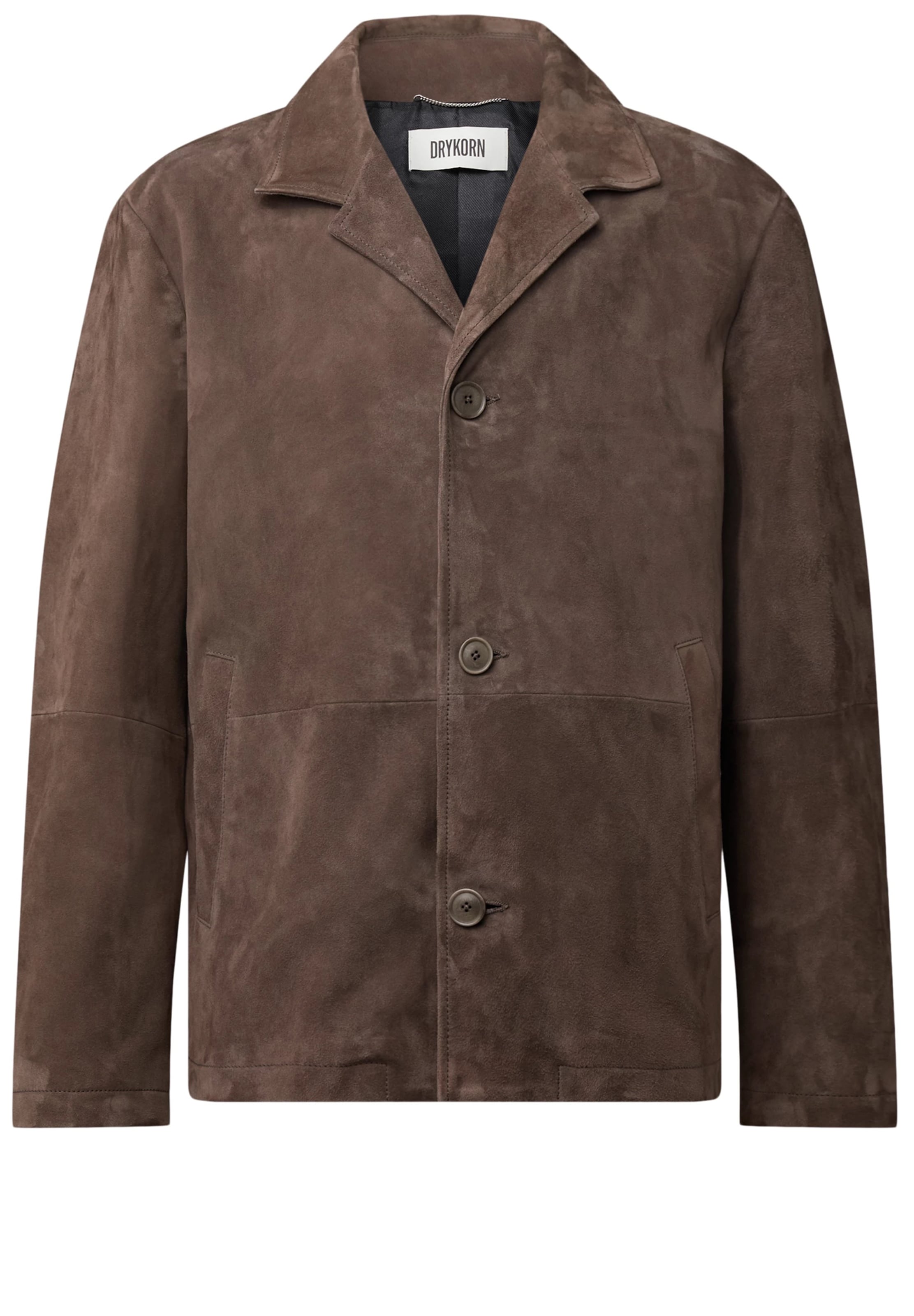 DRYKORN Between-Season Jacket 'Louvin' in Brown: front