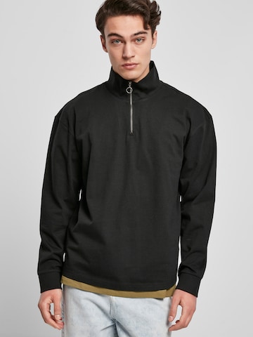 Urban Classics Sweatshirt 'Heavy' in Schwarz