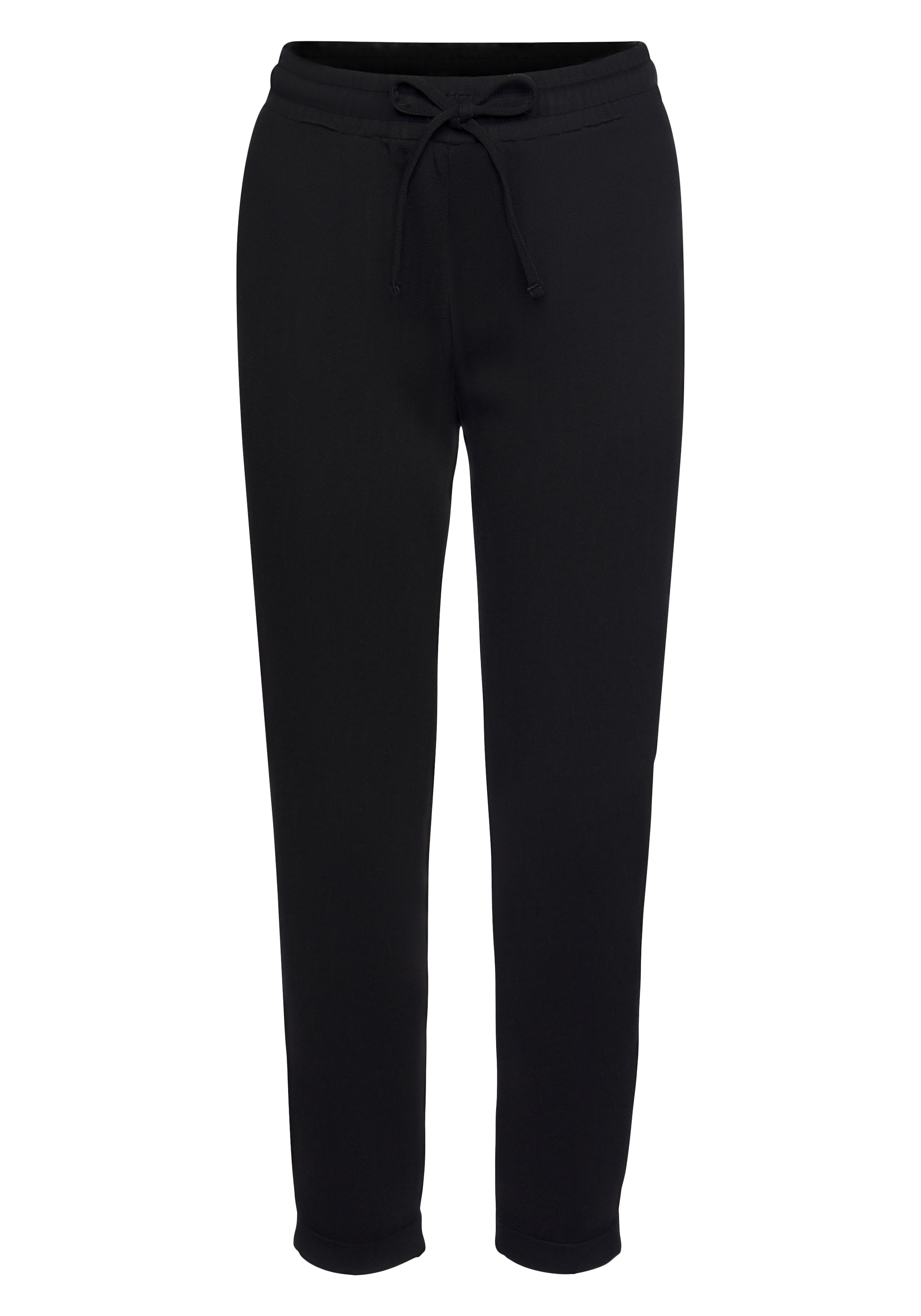 VIVANCE Slim fit Pants in Black: front