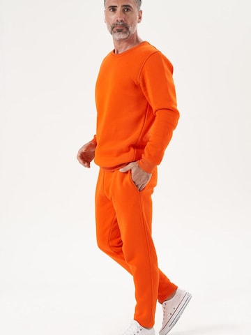 LOUIS LECLER Slim fit Pants 'Lucien' in Red