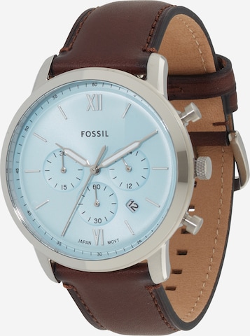 FOSSIL Аналоговые часы 'Neutra' в Серебристый: спереди