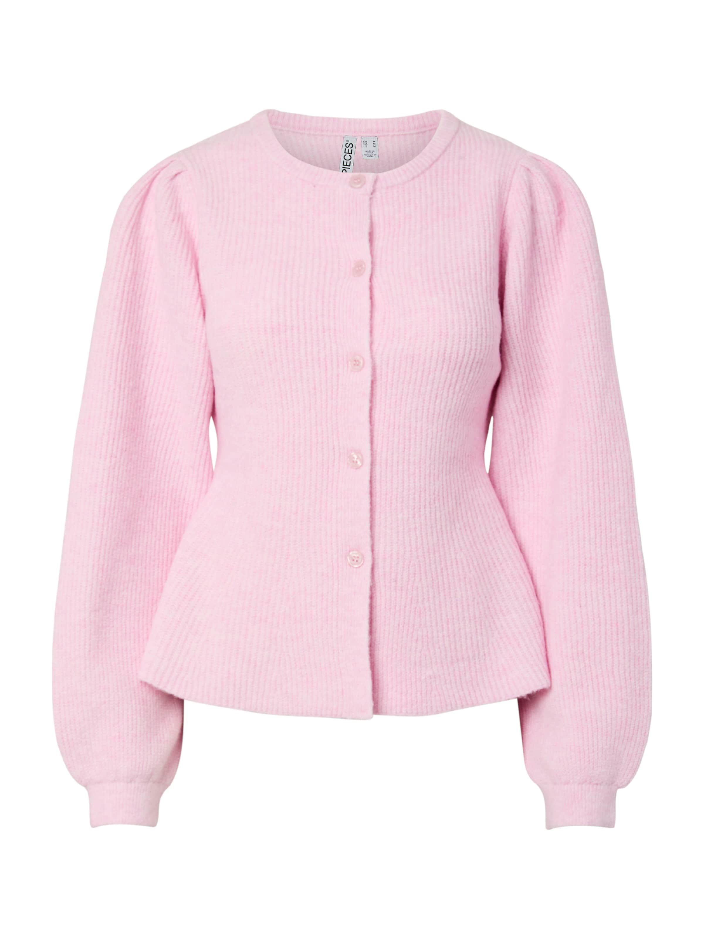 PIECES Cardigan 'PCSILLY' i pink: forside